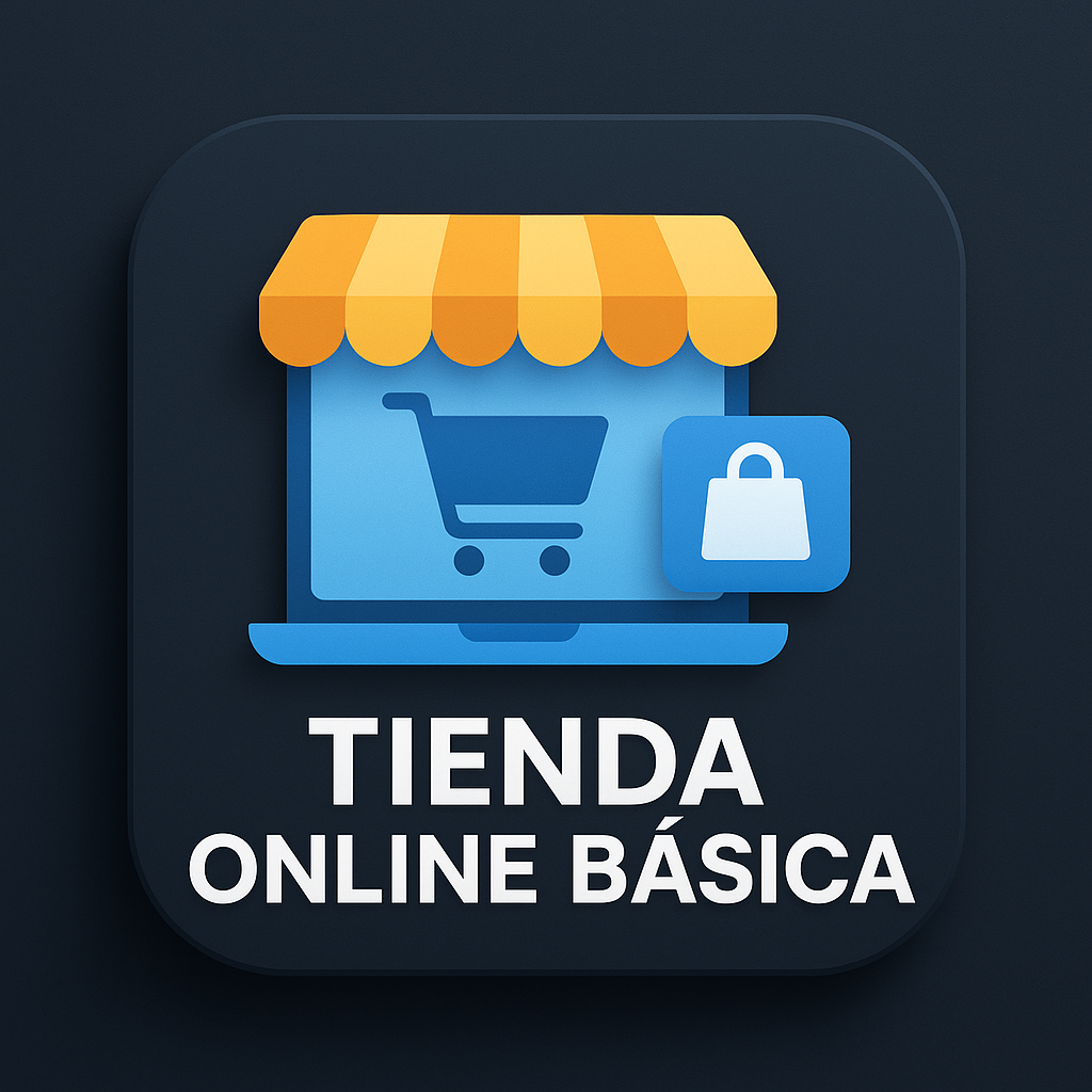 Tienda Online Básica + Botón de WhatsApp 